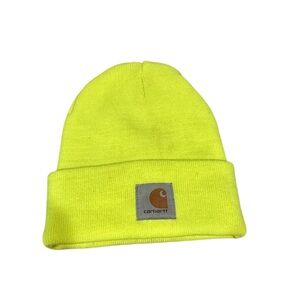NWOT Carhartt Unisex Bright/Neon Yellow/Green Beanie